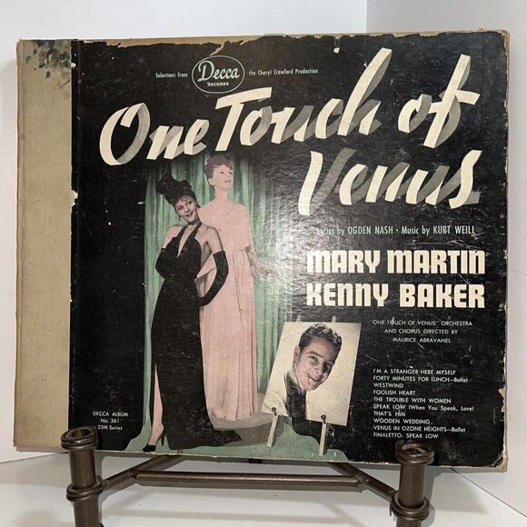 One Touch Of Venus Mary Martin, Kenny Baker Decca Records No. 361 23M Series - Picture 1 of 6
